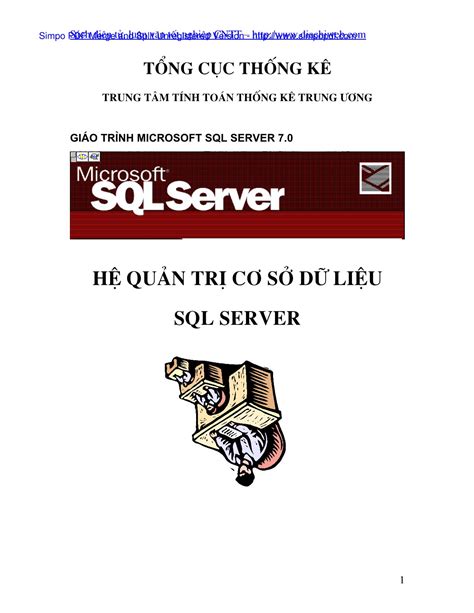 hệ quản trị cơ sở dữ liệu sql server là gì